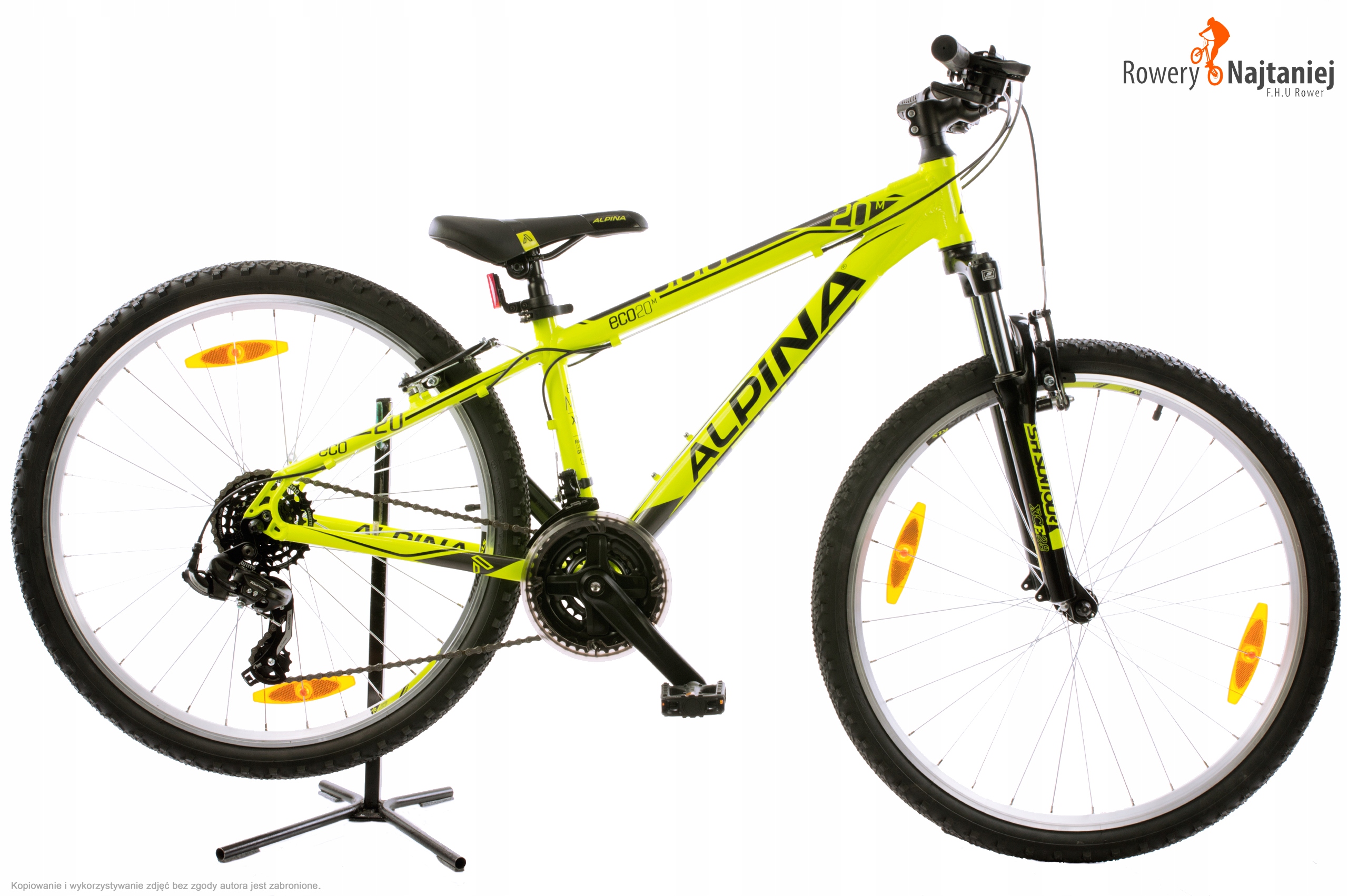 Rower Męski MTB 26' ALPINA ECO M20 Neon Lime XXS EAN (GTIN) 8585019396679