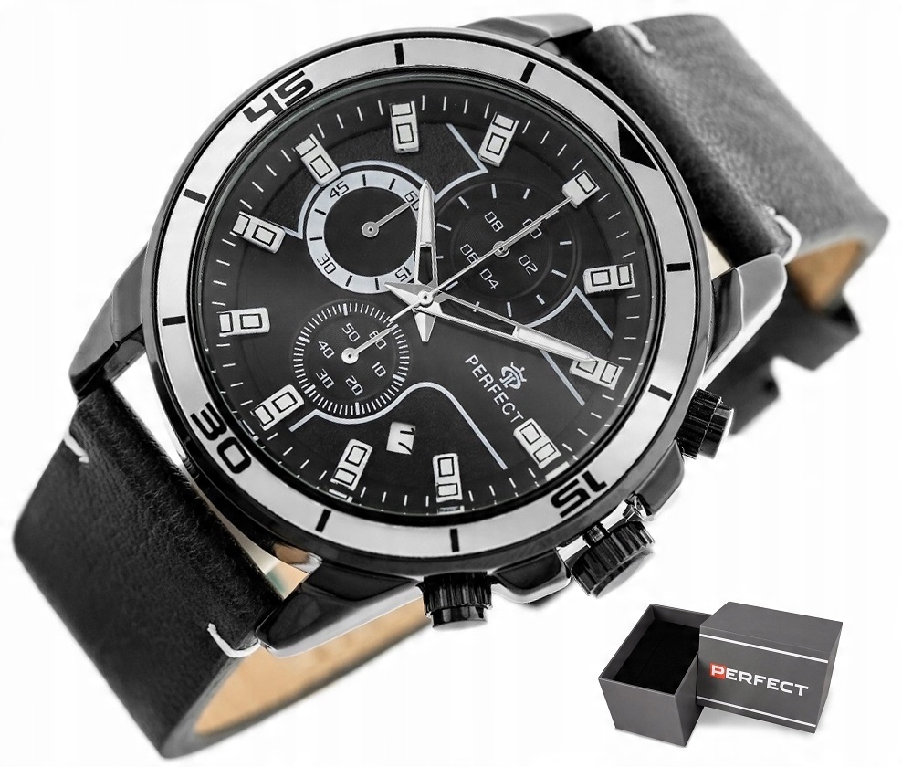 

Zegarek męski Perfect Pentium Chronograf Grawer