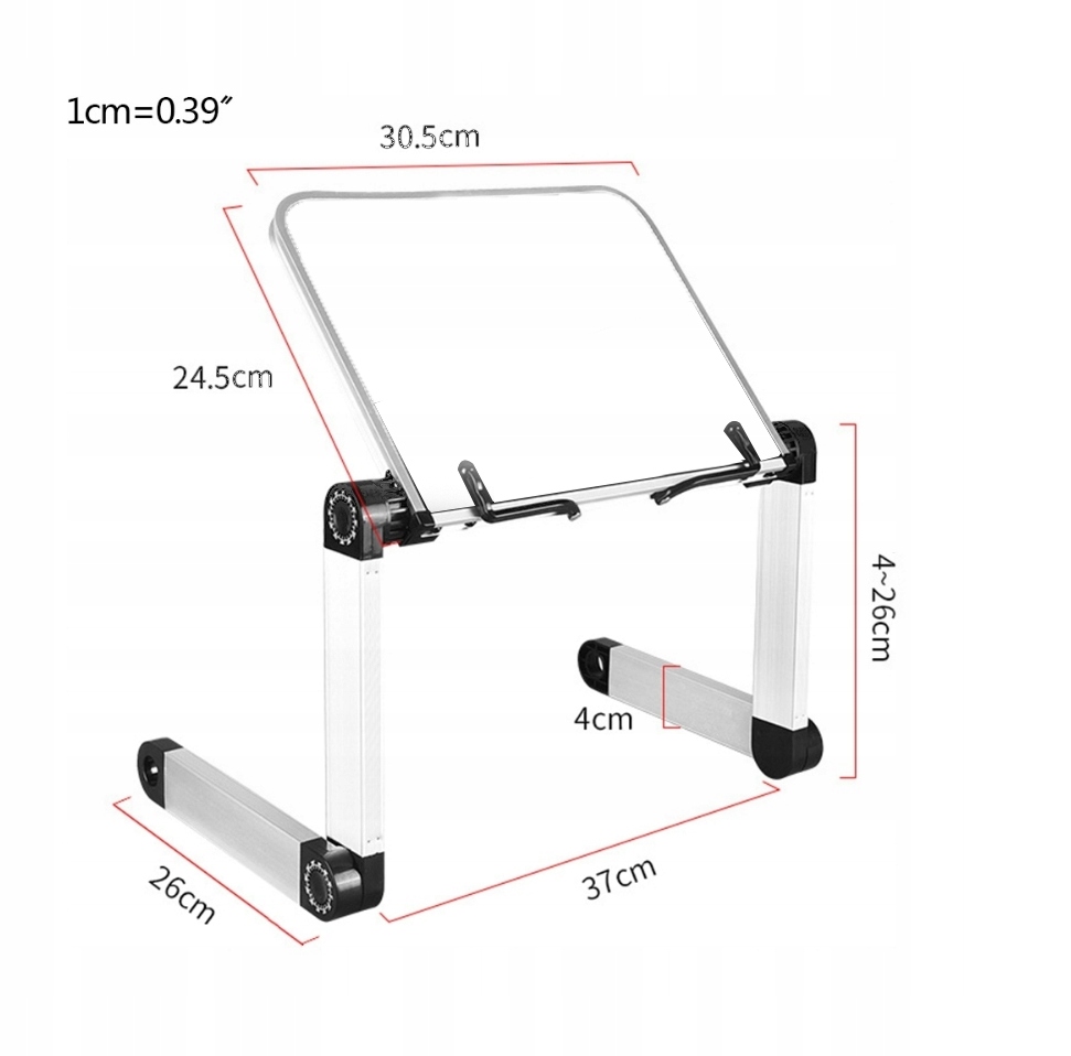 PODSTAWKA STOJAK POD KSIĄŻKĘ TABLET CZYTANIA Szerokość produktu 1 cm
