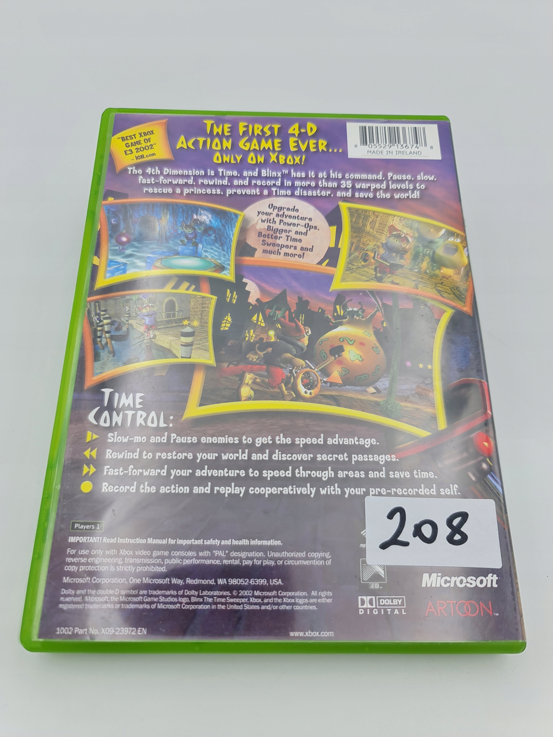 XBOX BLINX THE TIME SWEEPER Platforma Microsoft Xbox