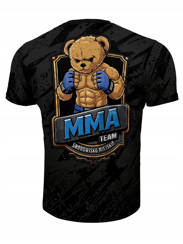 Koszulka Sportowa Mesh Mma Czarna Xs Środowisko Miejskie