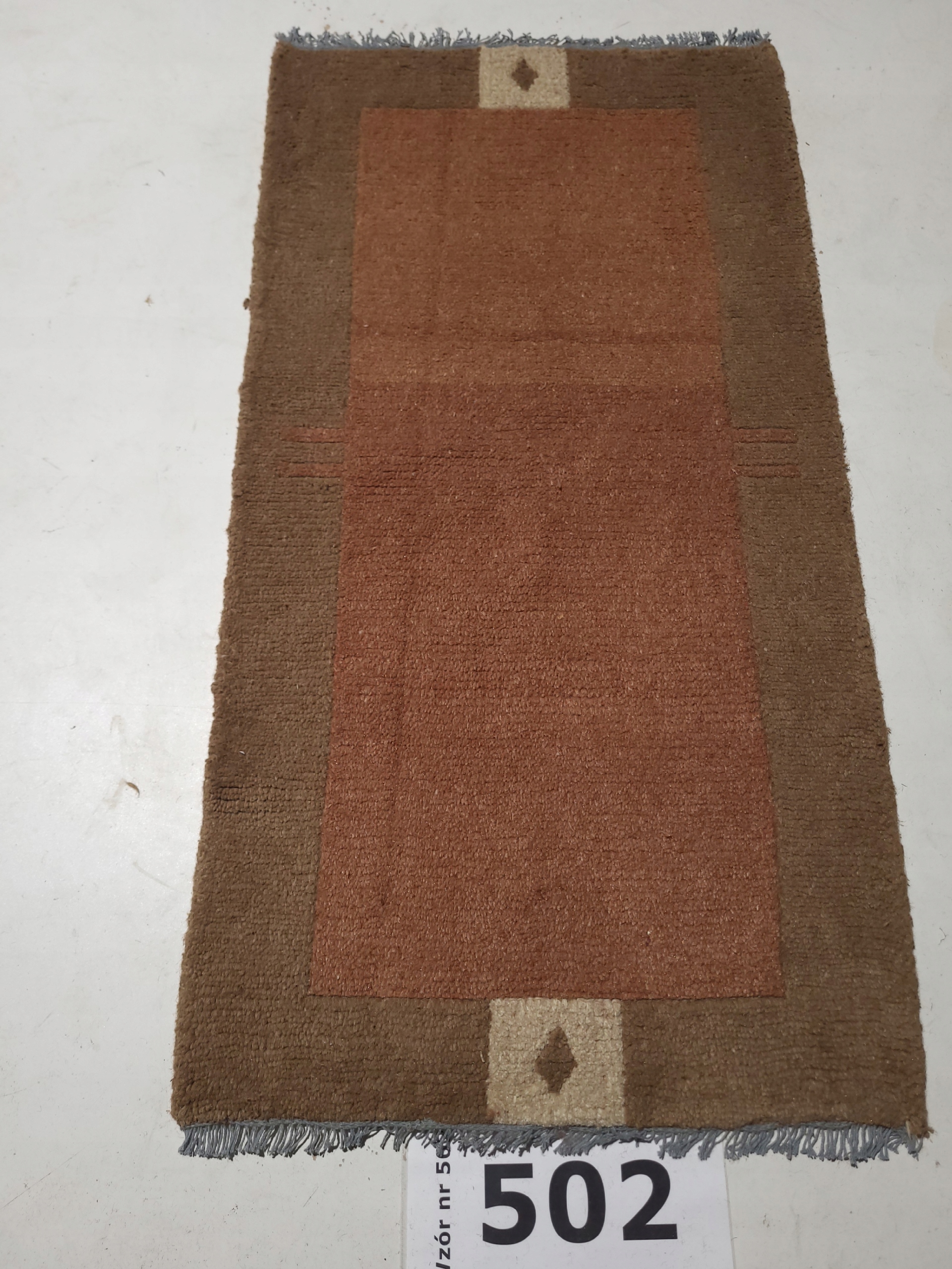 Koberec z vlny 80% hrubý 70x140 Indie Boho @opis!