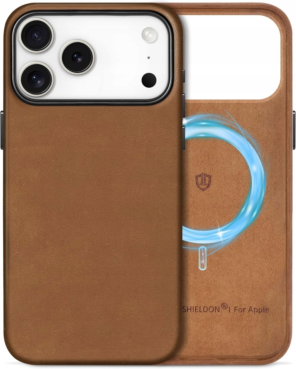 Pouzdro Slim pro iPhone 17 Pro Max 6,9" Zadní Kryt z Pravé Kůže pouzdro vintage