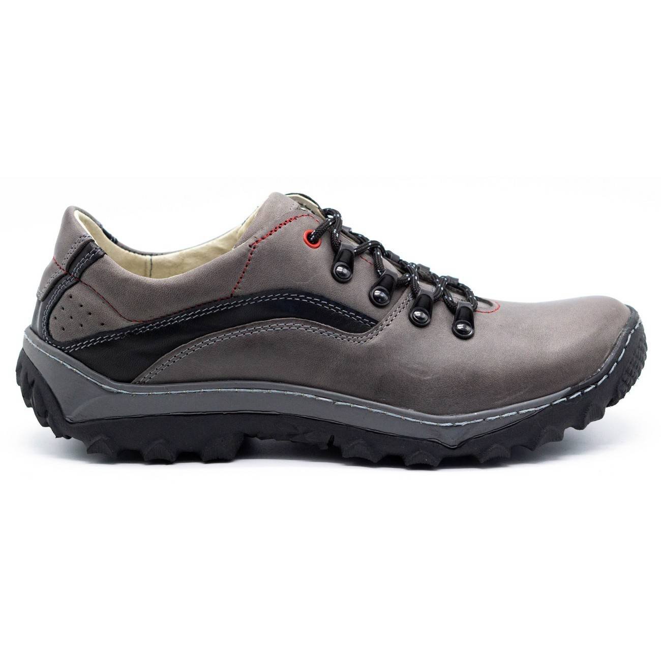 

Czarne Szare Skóra naturalna Buty Olivier r.40