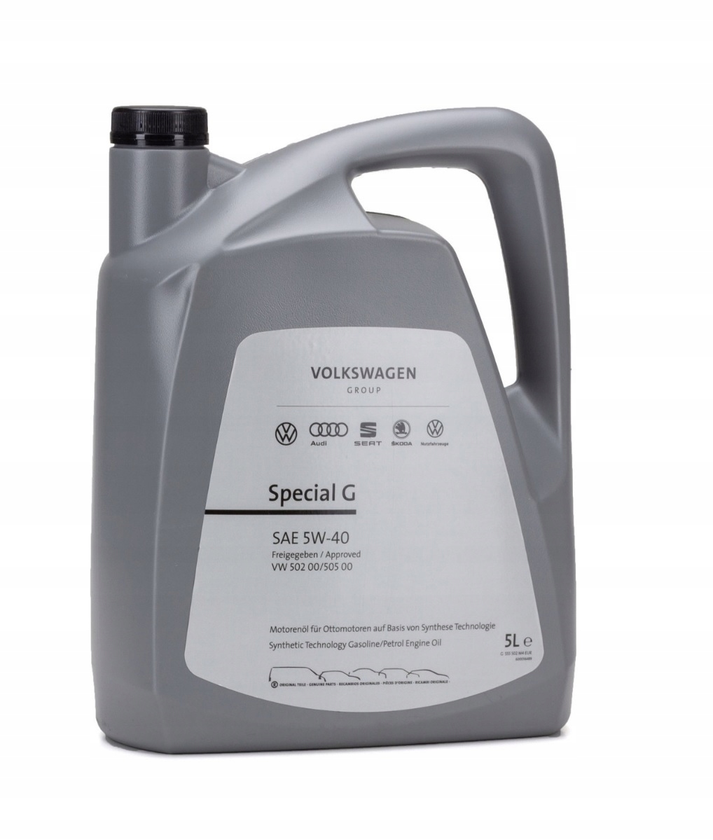

Olej Vw Special G 5W40 502.00 505.00 5L