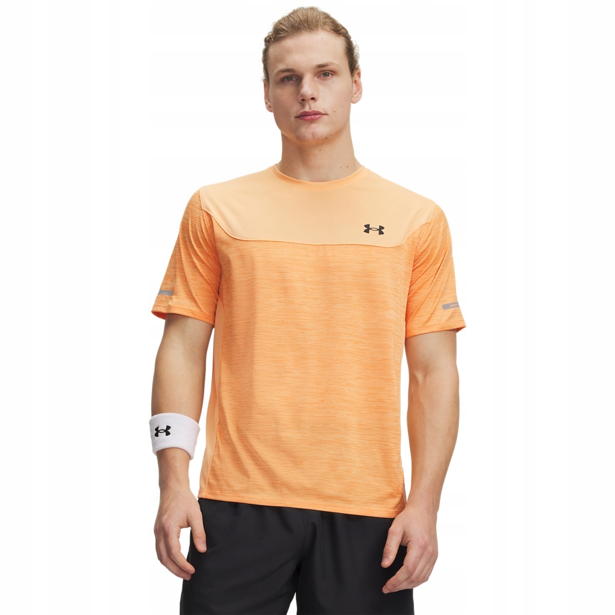 Męska koszulka treningowa Under Armour Ua Tech Utility Ss Pomarańczowy L