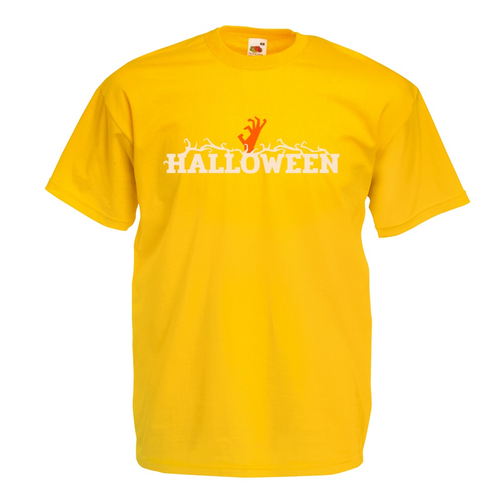 

Koszulka halloween trup M żółta