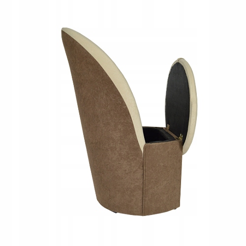 super pufa z oparciem fotel KRASNAL otwierana Typ tapicerowana