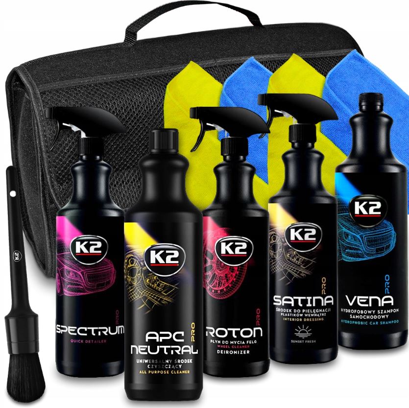 K2 Veľký Set Kozmetických Prípravkov Do Auta Car Detailing