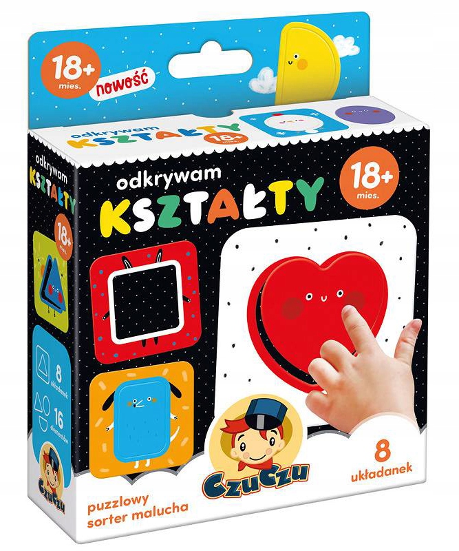 

Puzzle Czuczu Odkrywam Kształty 12m+