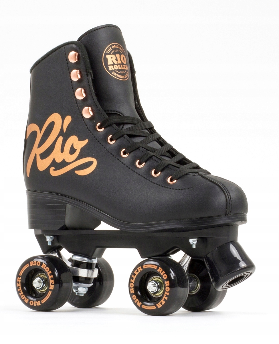 Wrotki Rio Roller Rose Classic Black/gold Roz 35,5