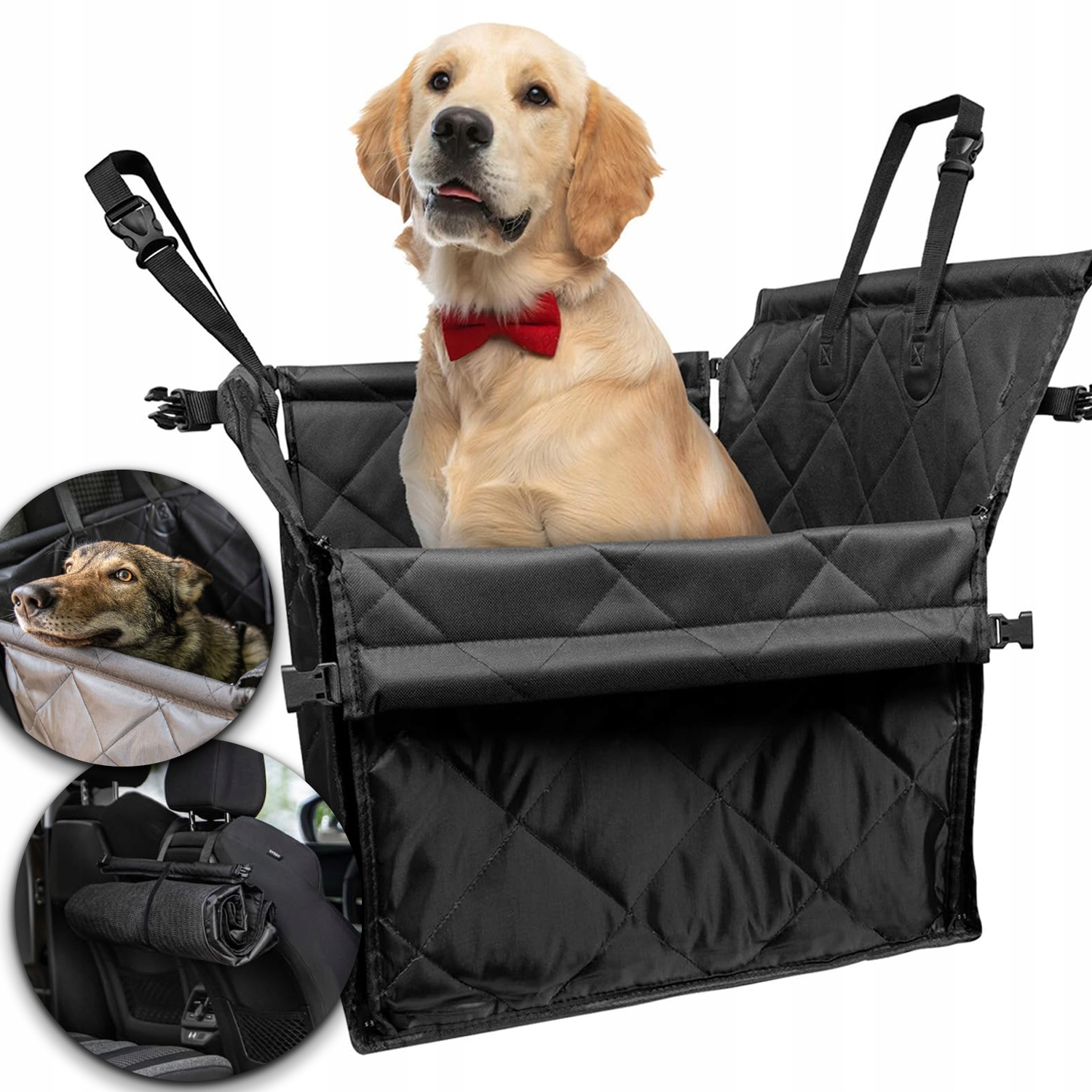 Levně Přepravka Pro Psa Do Auta Na Sedadlo Potah Pro Kočku Velká Podložka Proti Skluzu Univerzální