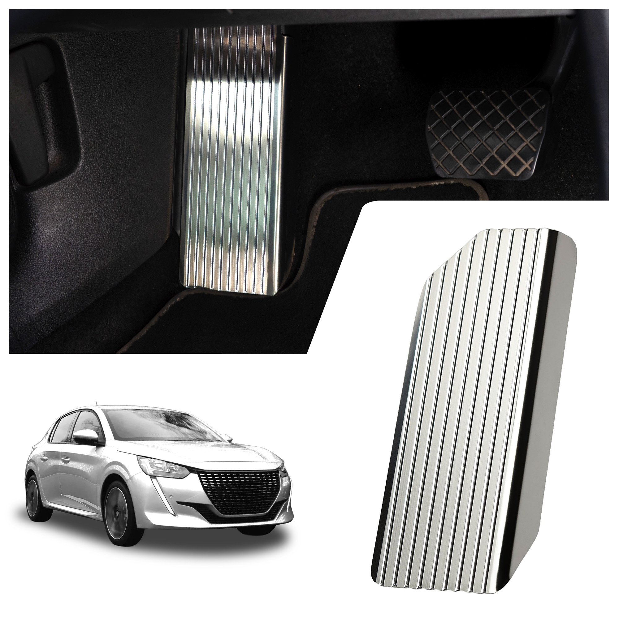Podstupnice automobilová podnožka odpočívadla pro Peugeot 208 I 2013-2018 Hb