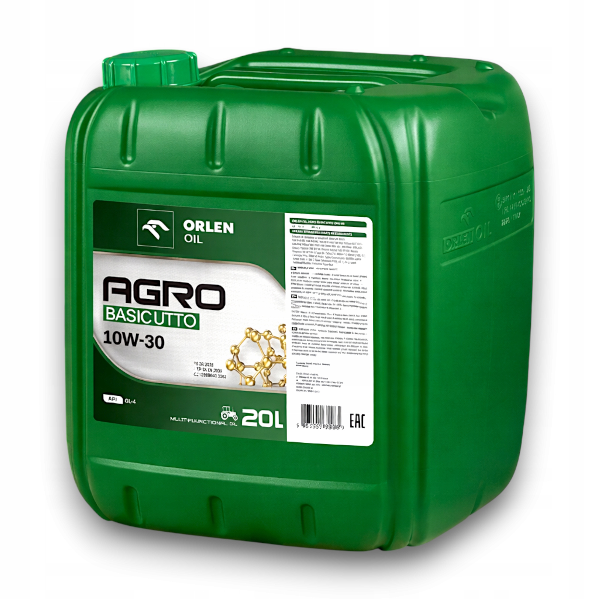 Olej do Układów Hydraulicznych i Przekładniowych Agro Basic Utto 10W-30 20L