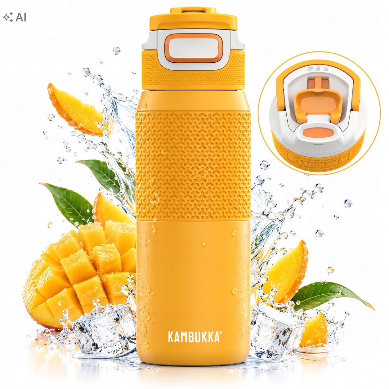 Termoláhev na vodu láhev na pití Kambukka Elton Insulated 750 ml Mango Maniac