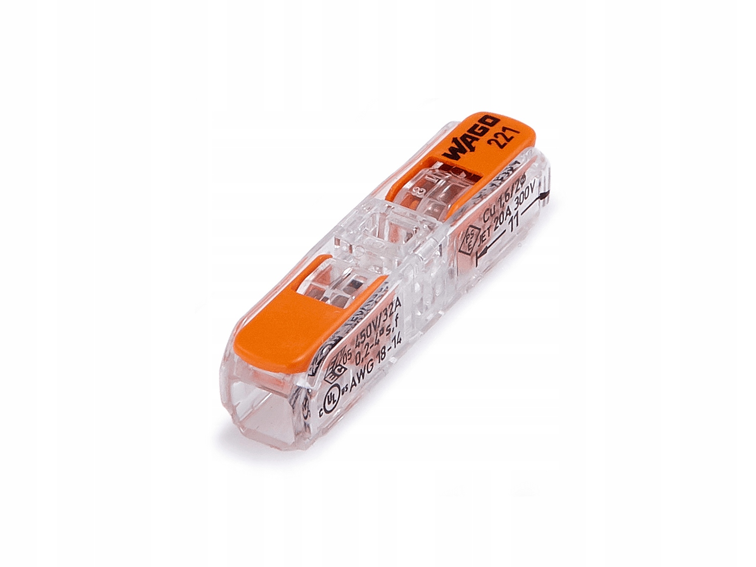 

Złączka Wago 221-2411 0,2-4 mm² 2 Zaciski