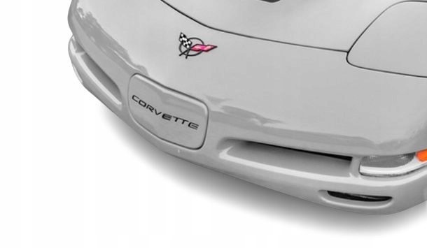EMBLEMAT ZAŚLEPKA OSŁONA ZDERZAKA PRZÓD BIAŁY CHEVROLET CORVETTE C5 97-04 Marka USA