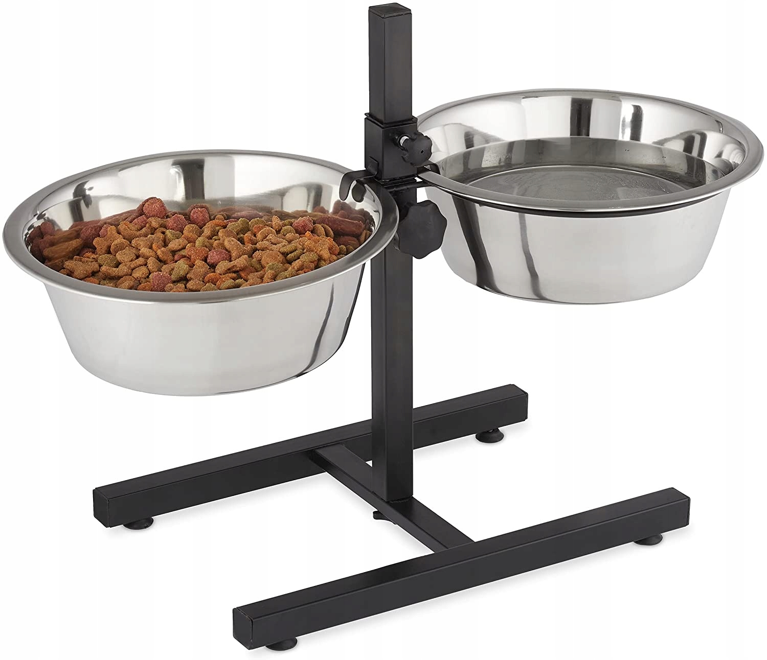 Sada dvou kovových misek Relaxdays, stříbrná, 4,5 l