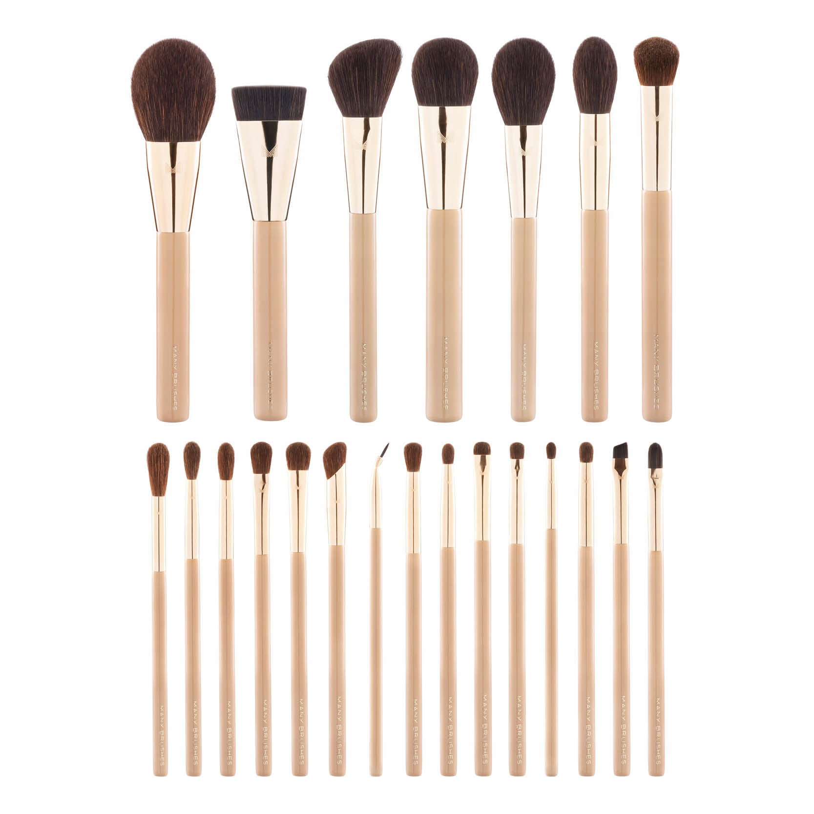 Many Brushes Caramel Sada 22 profesionálních štětců na líčení