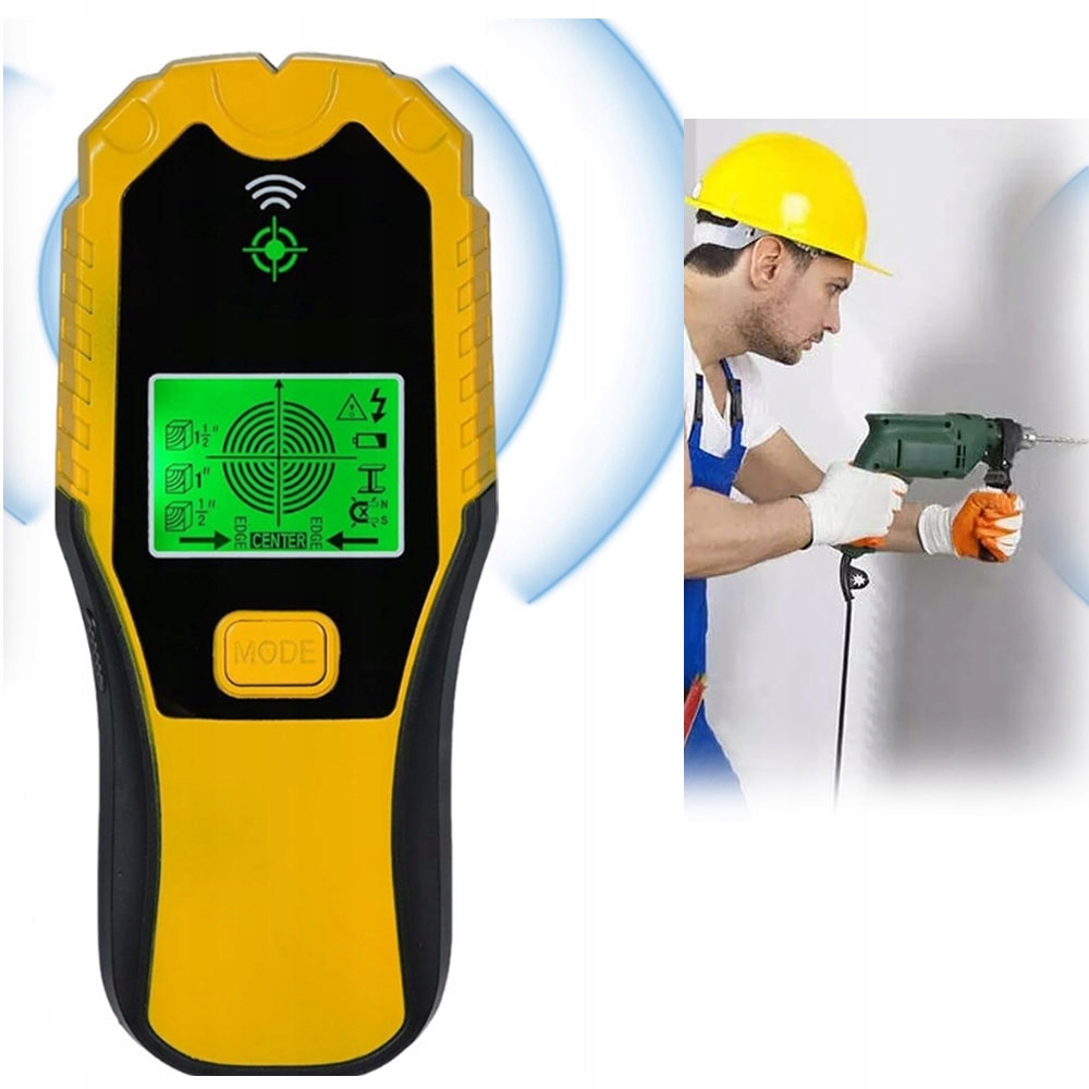 Multifunkční Detektor Kovů Pro Dřevěné Stěny S LCD Displejem 5V1