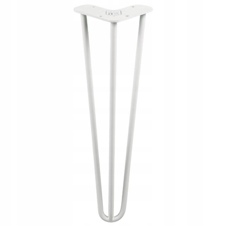 NOGA METALOWA STOŁU HAIRPIN TRZY PRĘTY LEGS 40CM