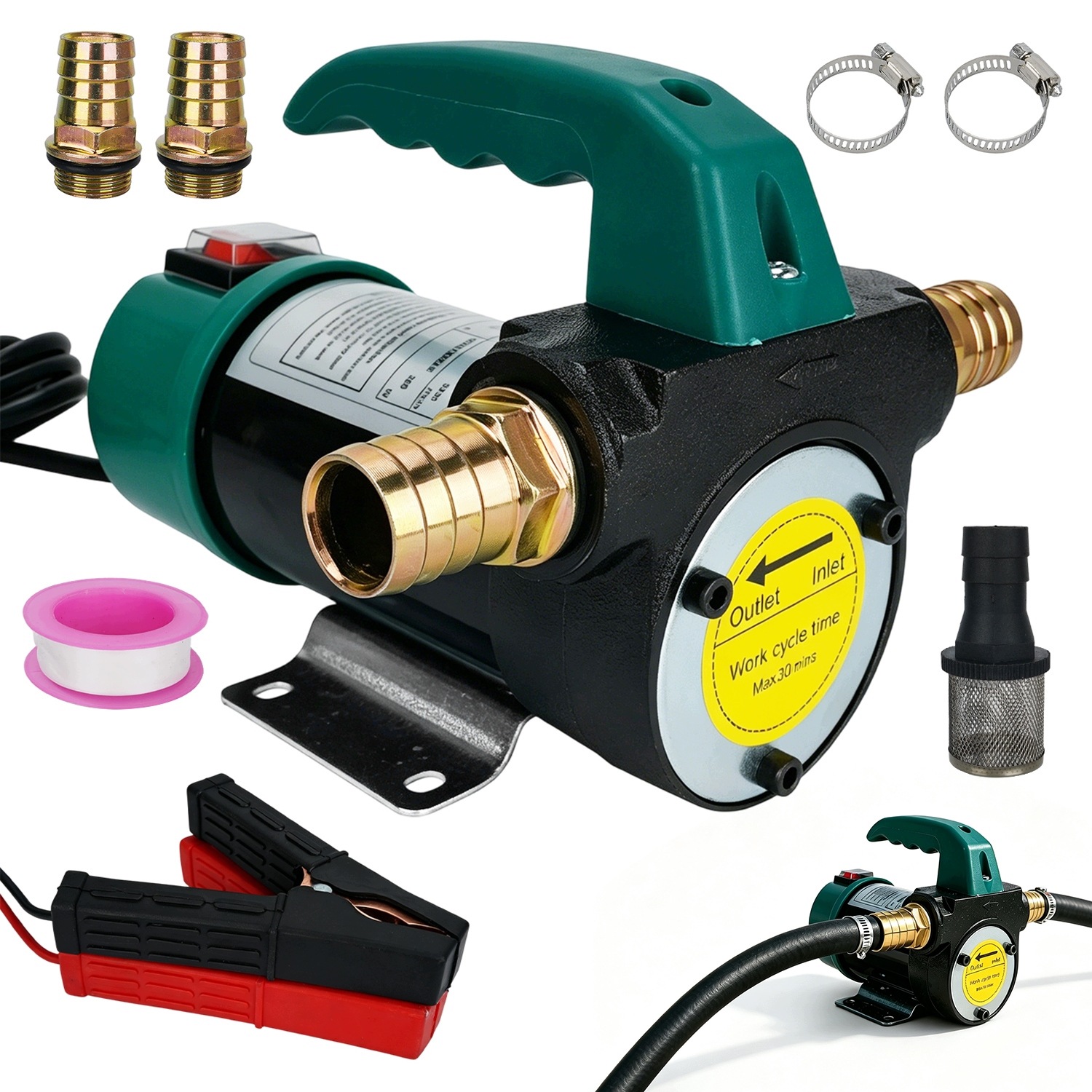 Dieselová Palivová Pumpa 12V 260W 45L Min Elektrická Pro Stroje Vozidel