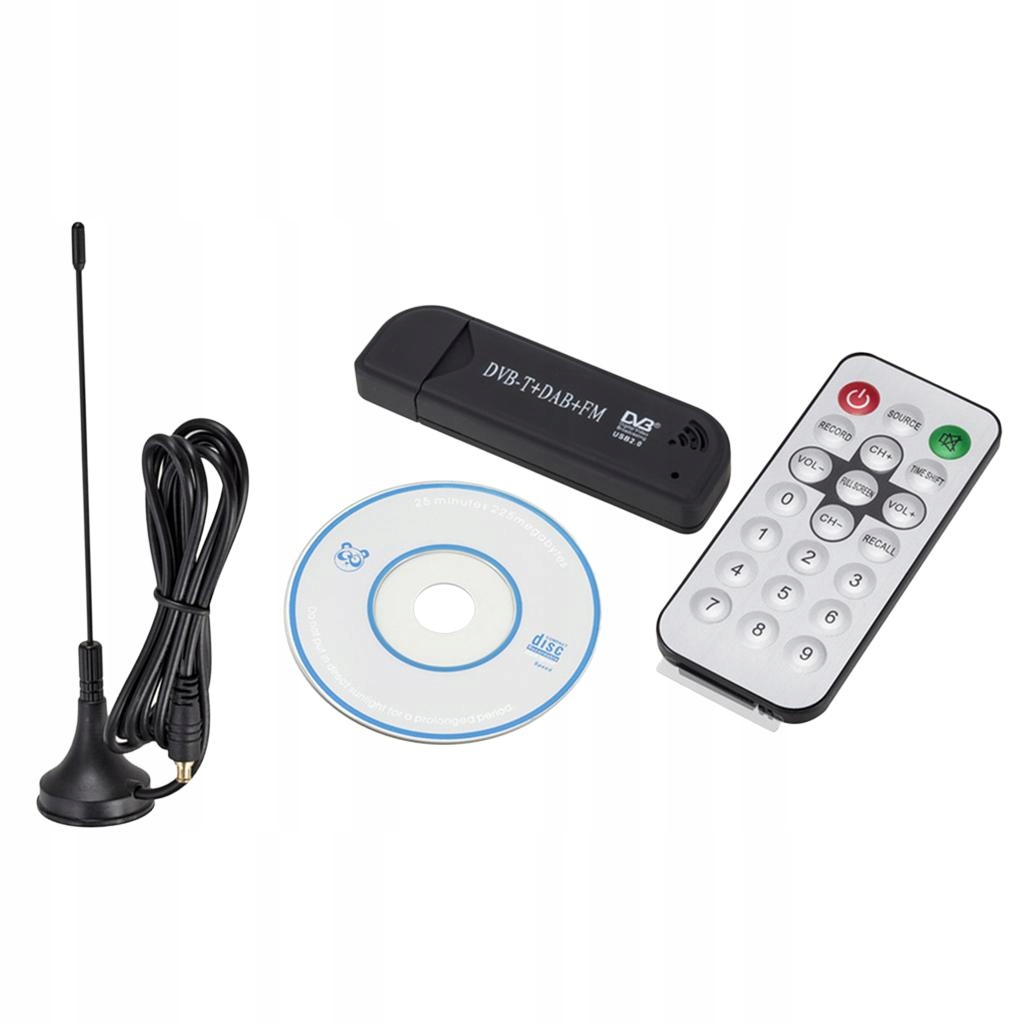 Tuner telewizyjny RTL2832U i R820T2 USB T FM DAB Producent bez marki