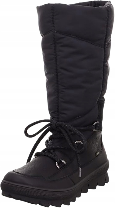 Legero Černé Sněhule S Zateplením A Vázáním, Velikost 36