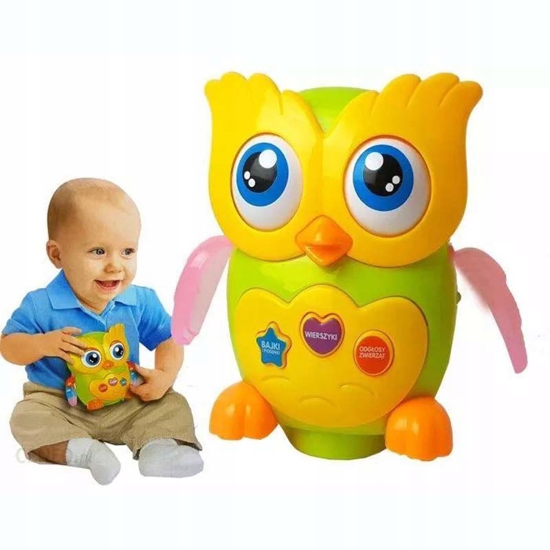 

Mądra Sowa Interaktywna Opowiada bajki chodzi