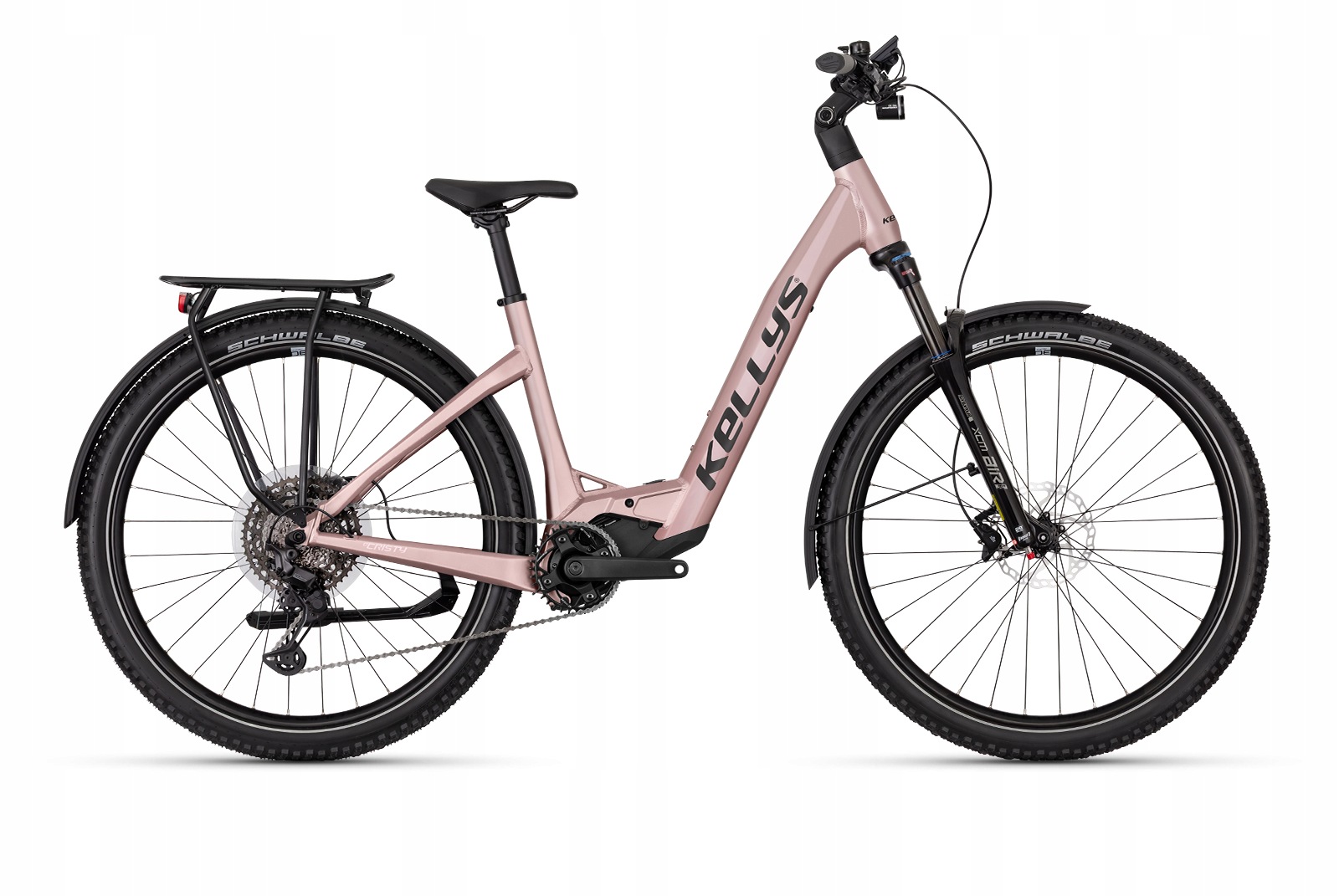 Damski Rower Elektryczny Kellys E-Cristy RS40 Rose Gold 28" Suv Treking M