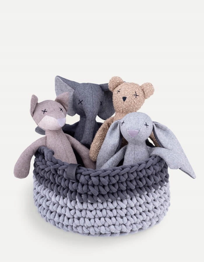 Koš na hračky Playtime Lillabel grey/graphite