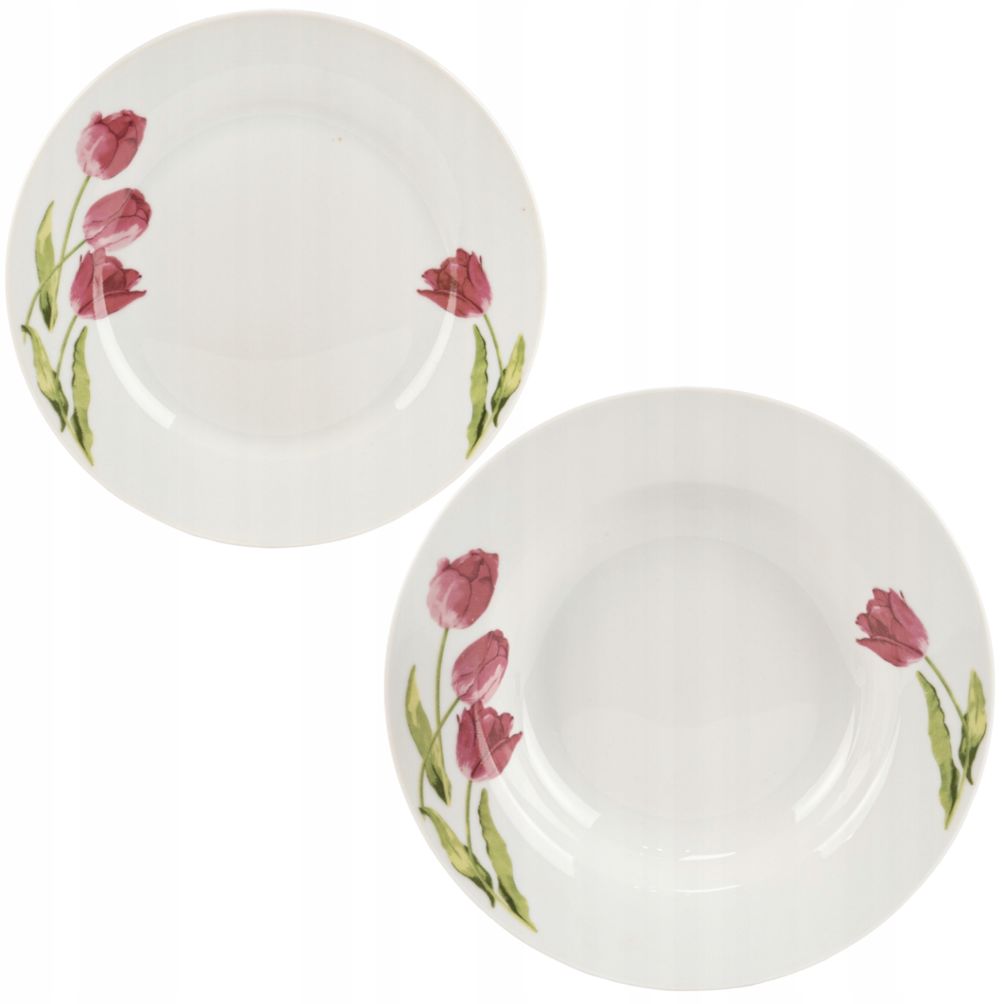 SERWIS OBIADOWY ZESTAW PORCELANOWY 18EL TULIPANY KOMPLET DLA 6 OSÓB Kod producenta 5905155001566