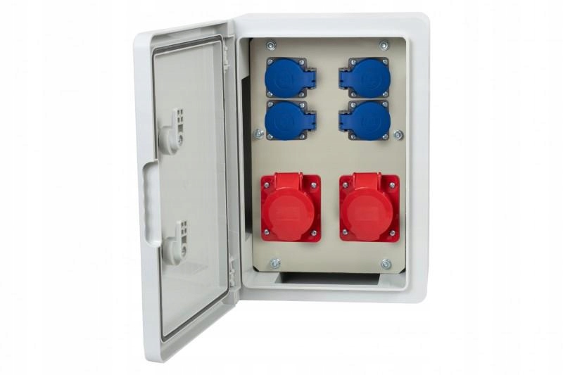 

Rozdzielnica budowlana RB-250 2x32A 5p 4x230V IP65