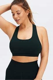 Fabletics Czarny Krótki Top (M)