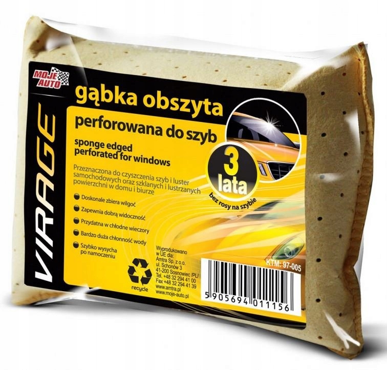 

Gąbka perforowana do szyb Moje Auto 97-005