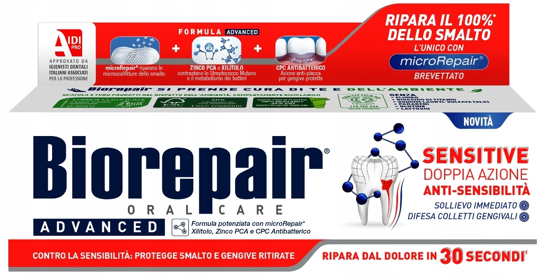

Biorepair Sensitive Advanced Podwójna Siła 75ML