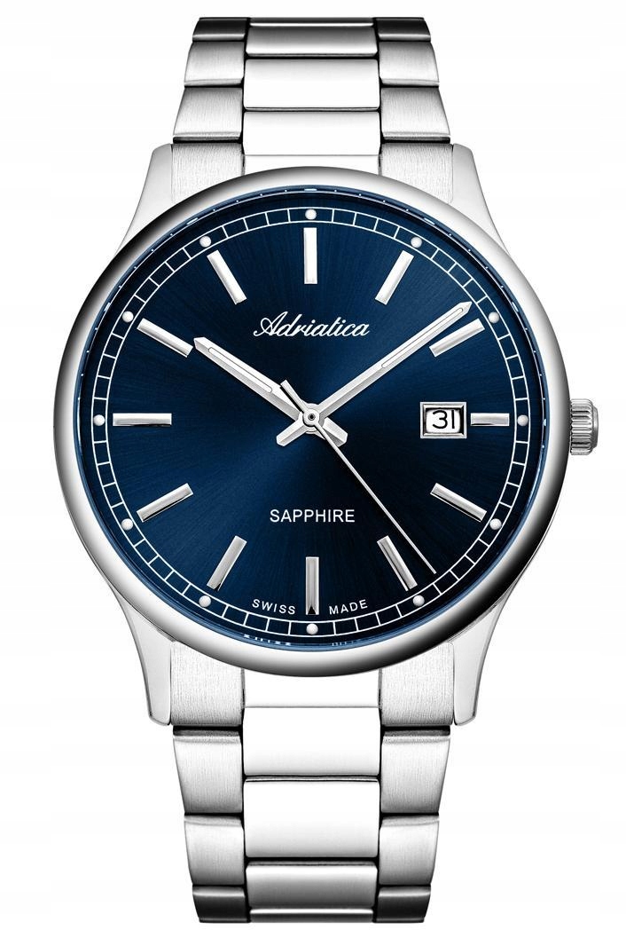 Nové Originální Pánské Hodinky Adriatica A1293.5115Q Safírové, klasické