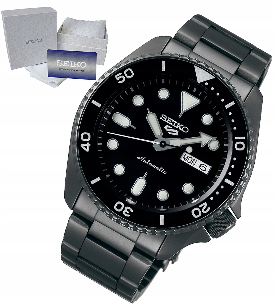 Pánské Hodinky Seiko 5 Sportovní Jako Dárek Automatické Datumovka 100M Krabička