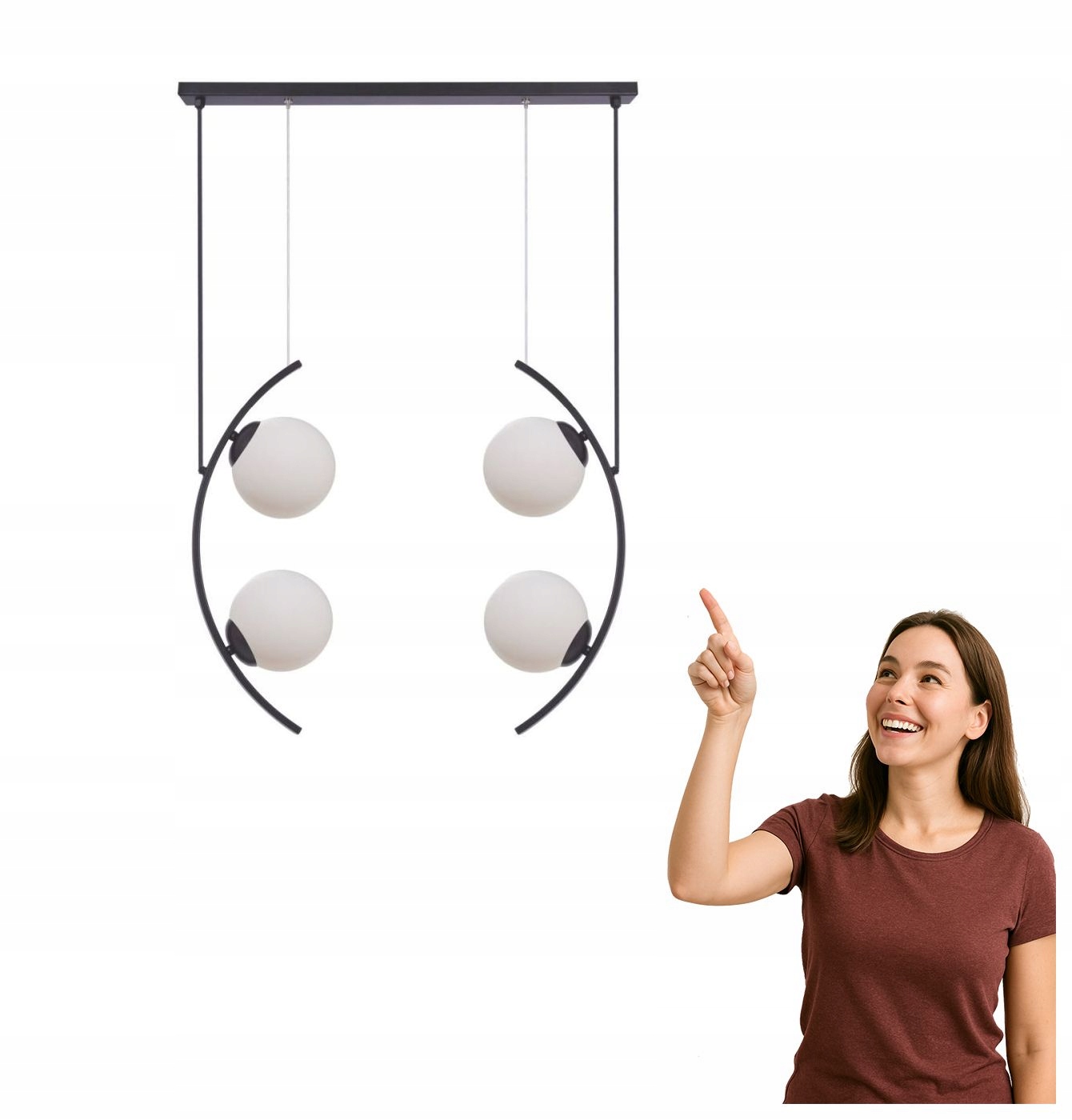 Závesná lampa Helix 4 5016 Zuma Line