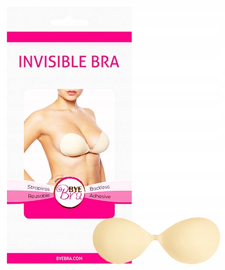 

Bye Bra Invisible Bra Cielisty Miseczka A - Niewid