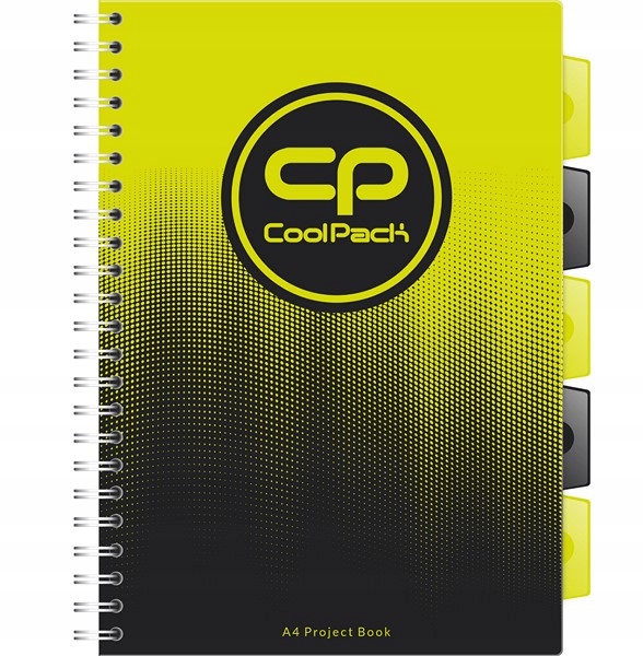 COOLPACK ZESZYT GRADIENT KOŁOZESZYT A4 LEMON