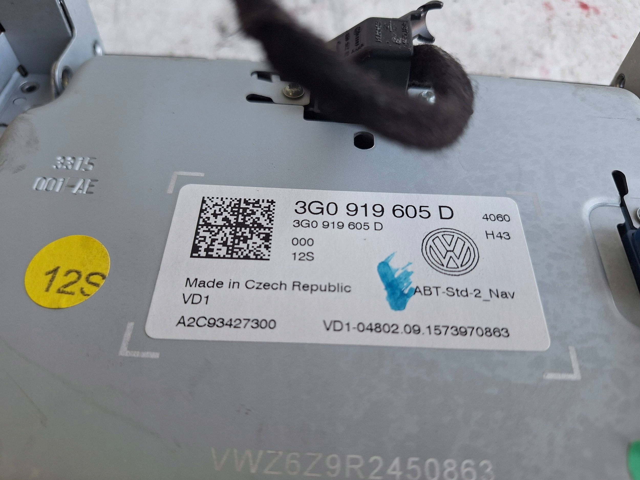 VOLKSWAGEN PASSAT B8 15-19 display LCD 3G0919605D