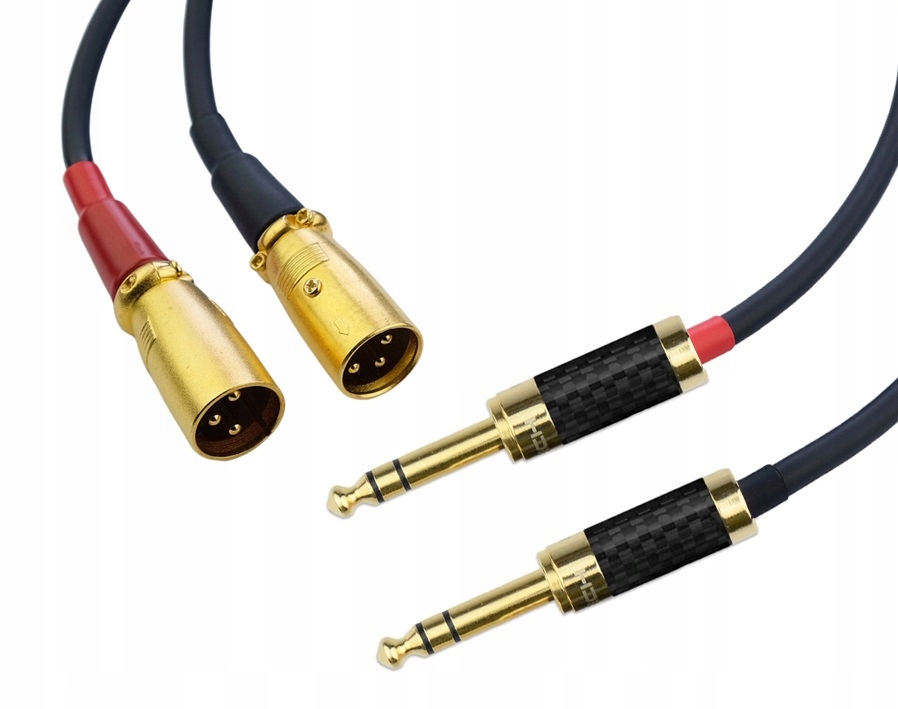

Kabel 2x 6,3 Jack stereo 2x Xlr (M) Klotz 3m