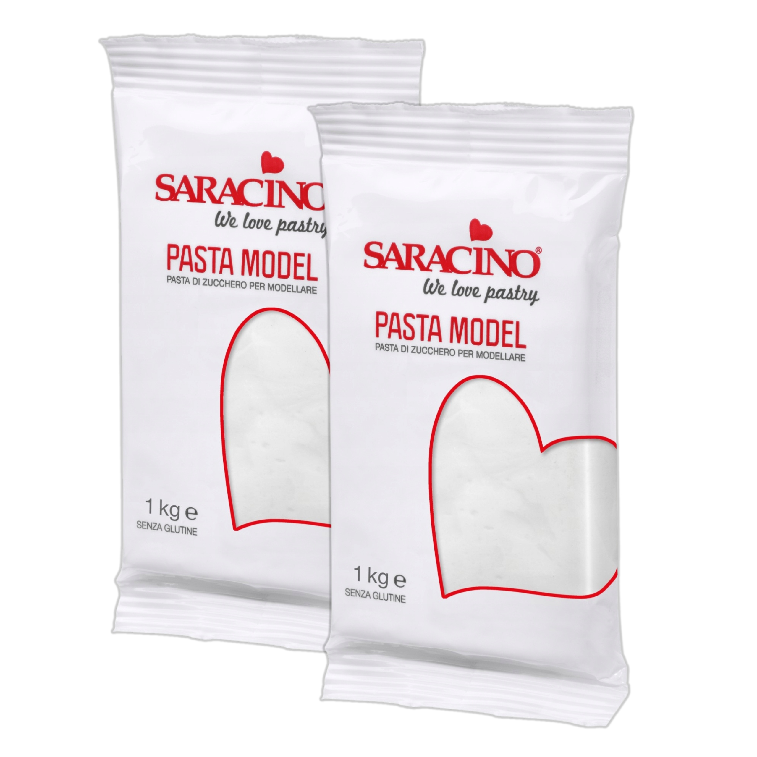 Masa Cukrowa Saracino Lukier Plastyczny Biały 2x1kg