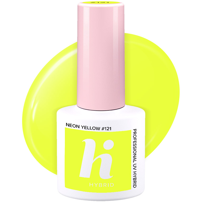 

121 Hi Hybrid Lakier Hybrydowy Neon Yellow 5ML