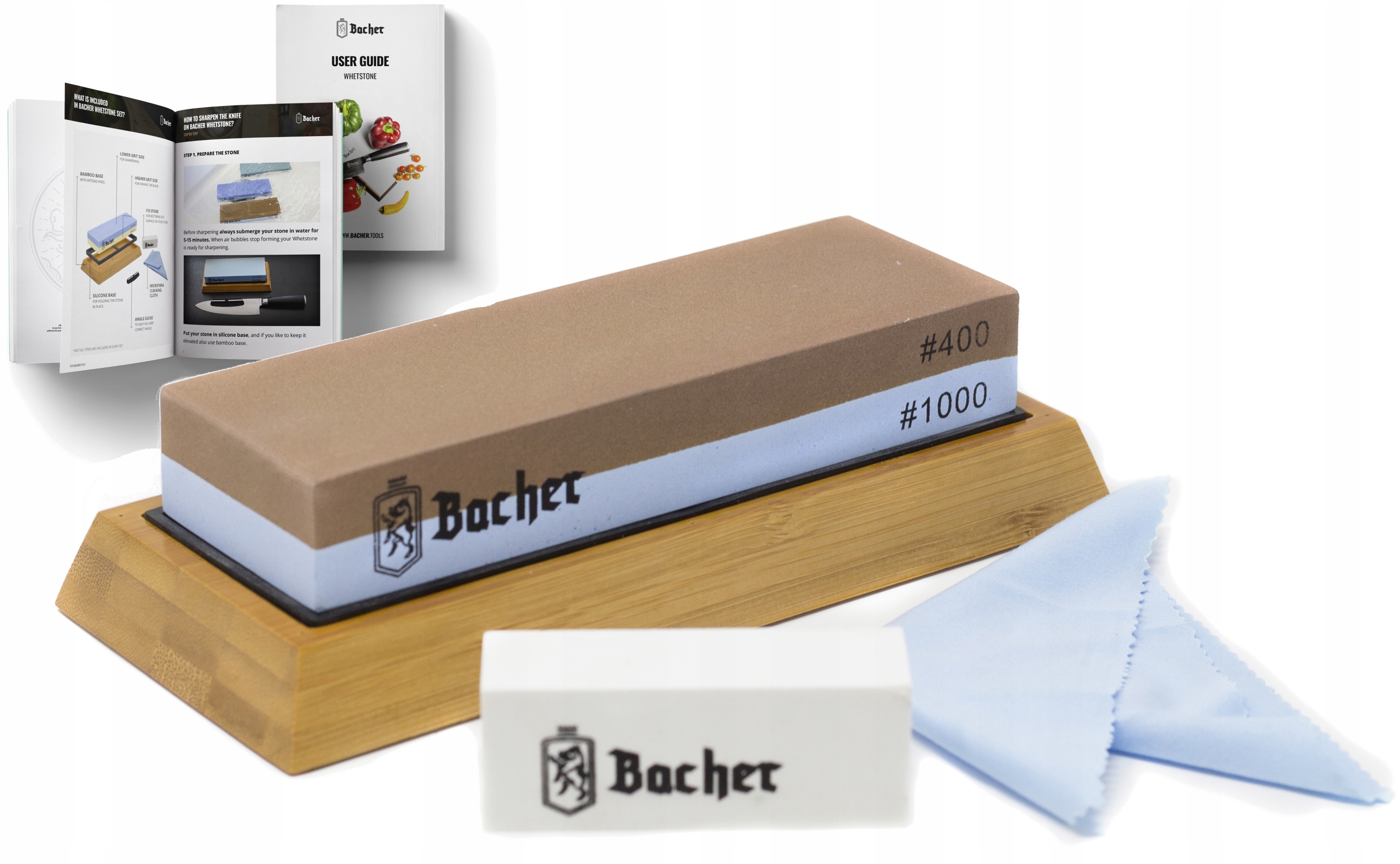 

Ostrzałka kamień wodny Bacher 400/1000 Zest+ Ebook