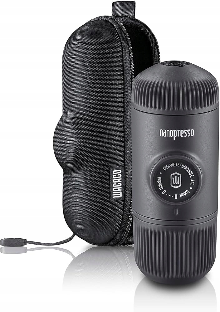 Wacaco Nanopresso przenośny ekspres do espresso z etui S-Case (czarny)