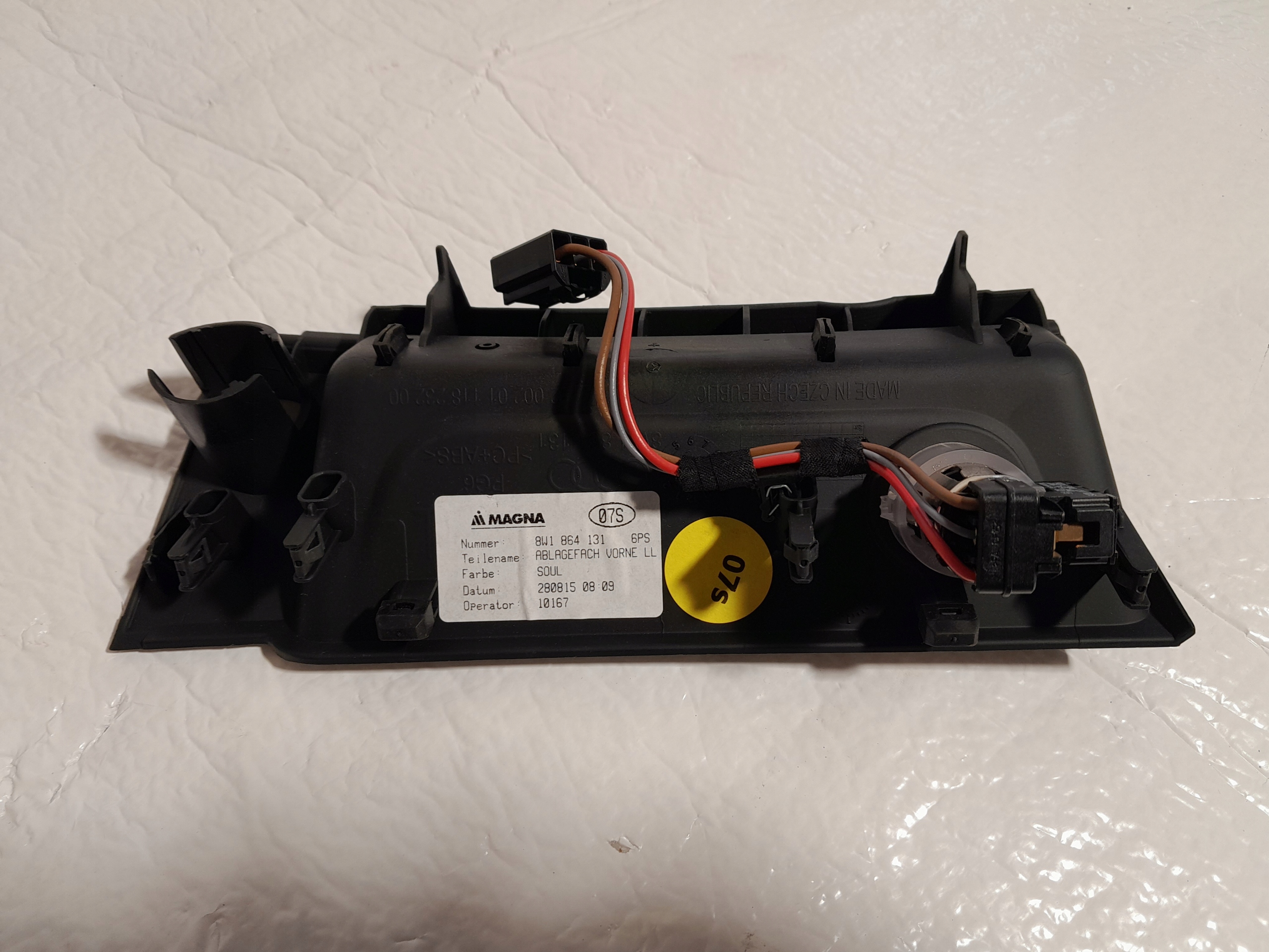 AUDI A4 B9 plato consoles START STOP 8W1864131