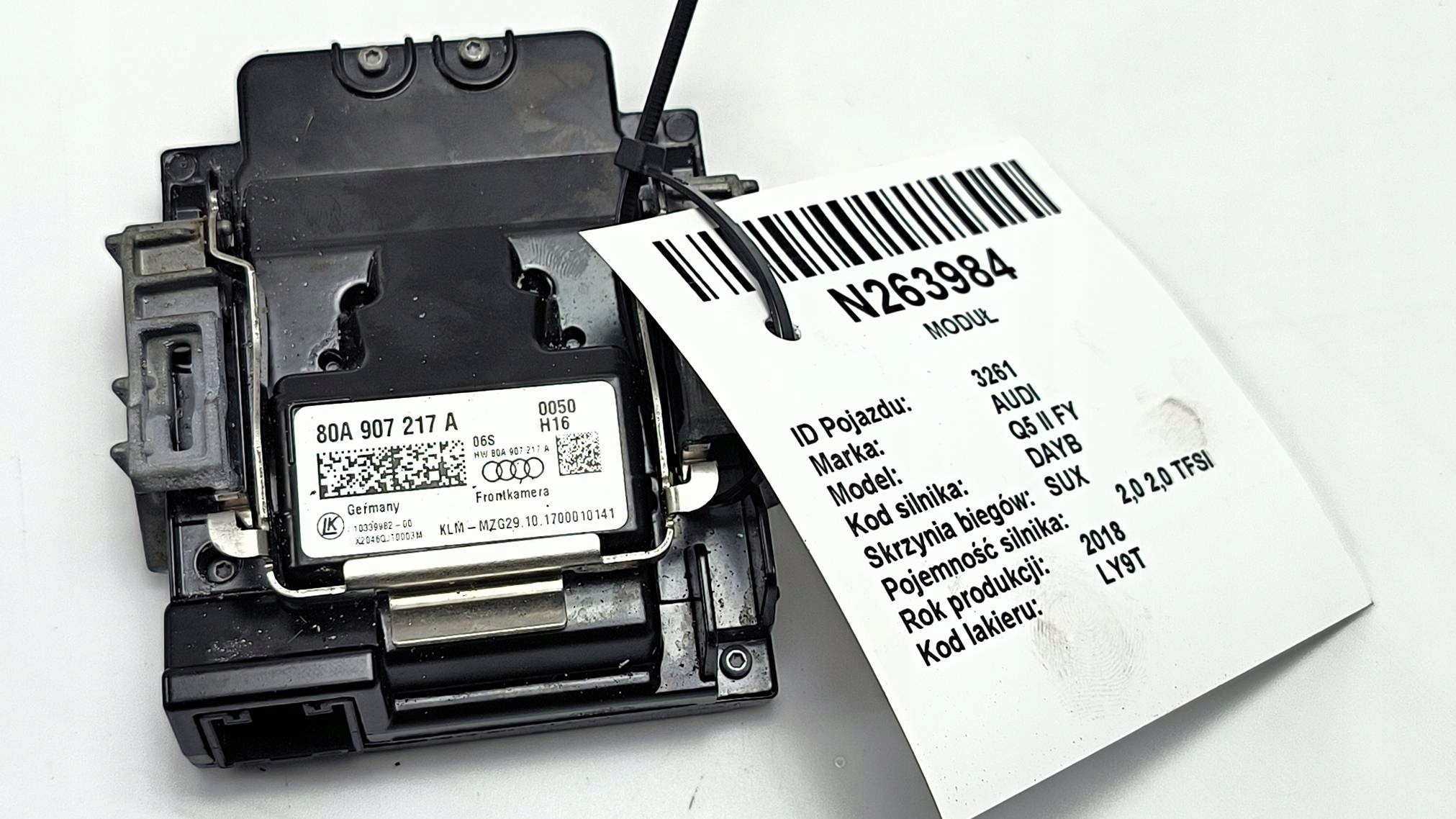 modulo ASYSTENT OSSATURA 80A907217A AUDI Q5 II FY