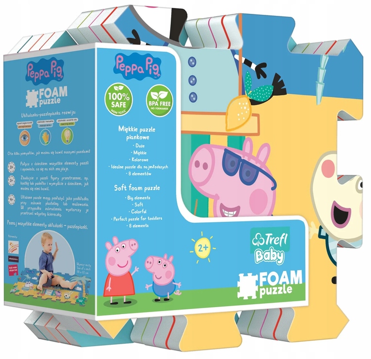 

Trefl Puzzlopianka Świnka Peppa Na Plaży 61363